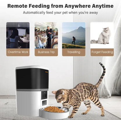 PetWatch Feeder Pro:  Smart Feeder with HD Camera