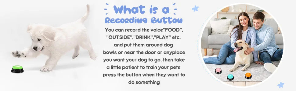 PawTalk Lite: Simple Voice Recording Buttons for Pet Training