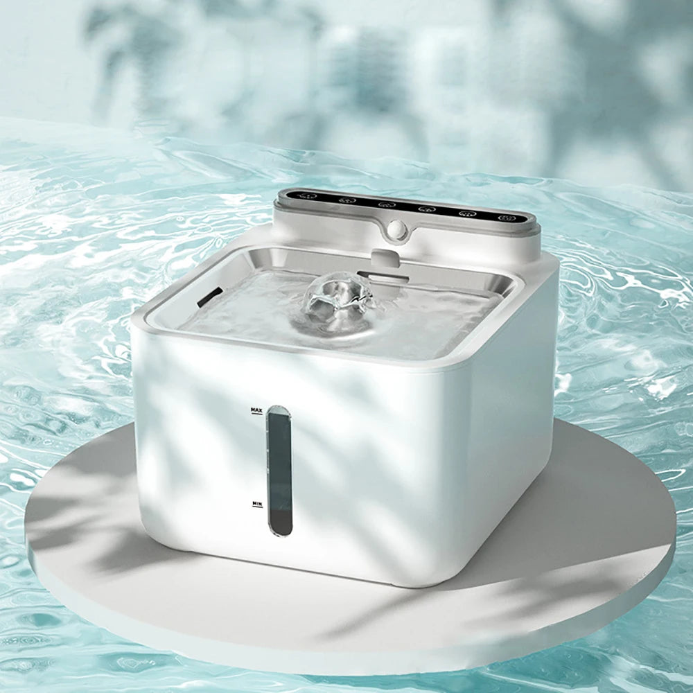 AquaSense Pro: Wireless Pet Water Fountain