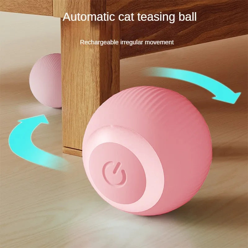 RolliPlay: Automatic Rechargeable Rolling Ball for Interactive Cat Fun