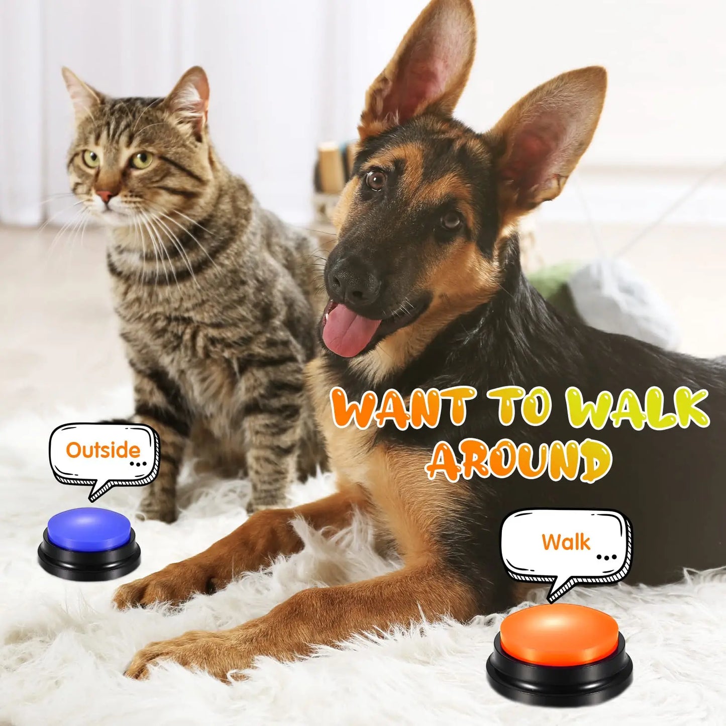 PawTalk Lite: Simple Voice Recording Buttons for Pet Training