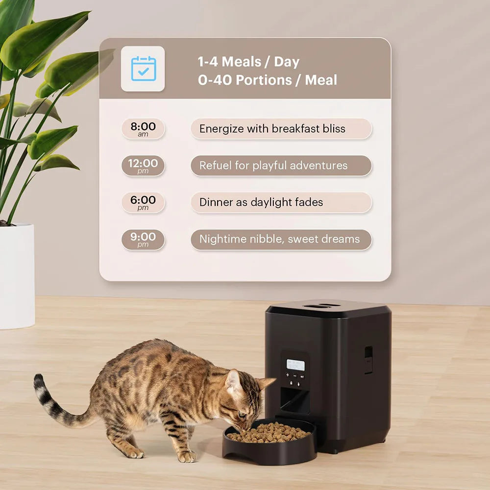 FeederLite Smart: WiFi Pet Feeder with Voice Timer