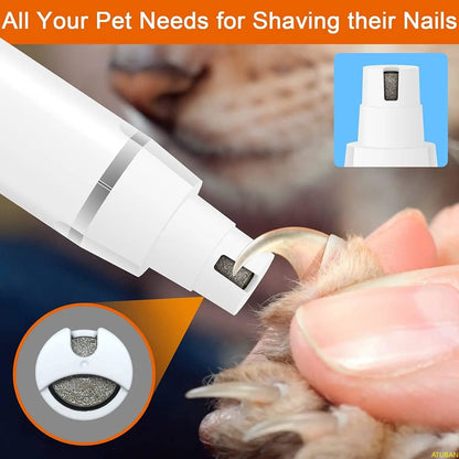 GroomPro 4-in-1: Quiet Clippers & Nail Care for Pets