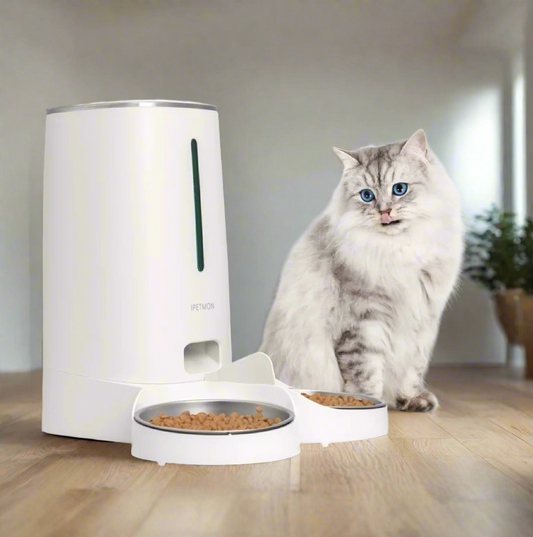 TwinFeast Pro: WiFi Pet Feeder with App Control & Dual Bowls